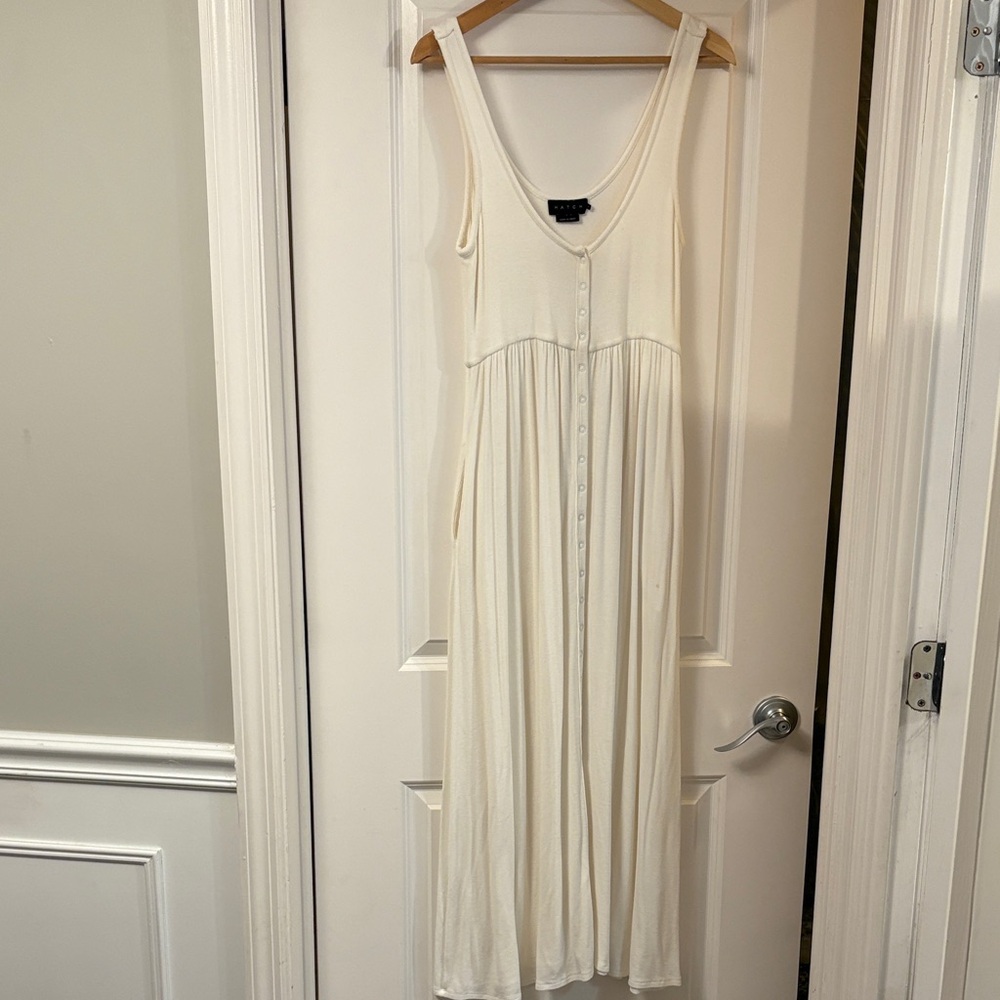 Hatch white Sleeveless maxi Dress